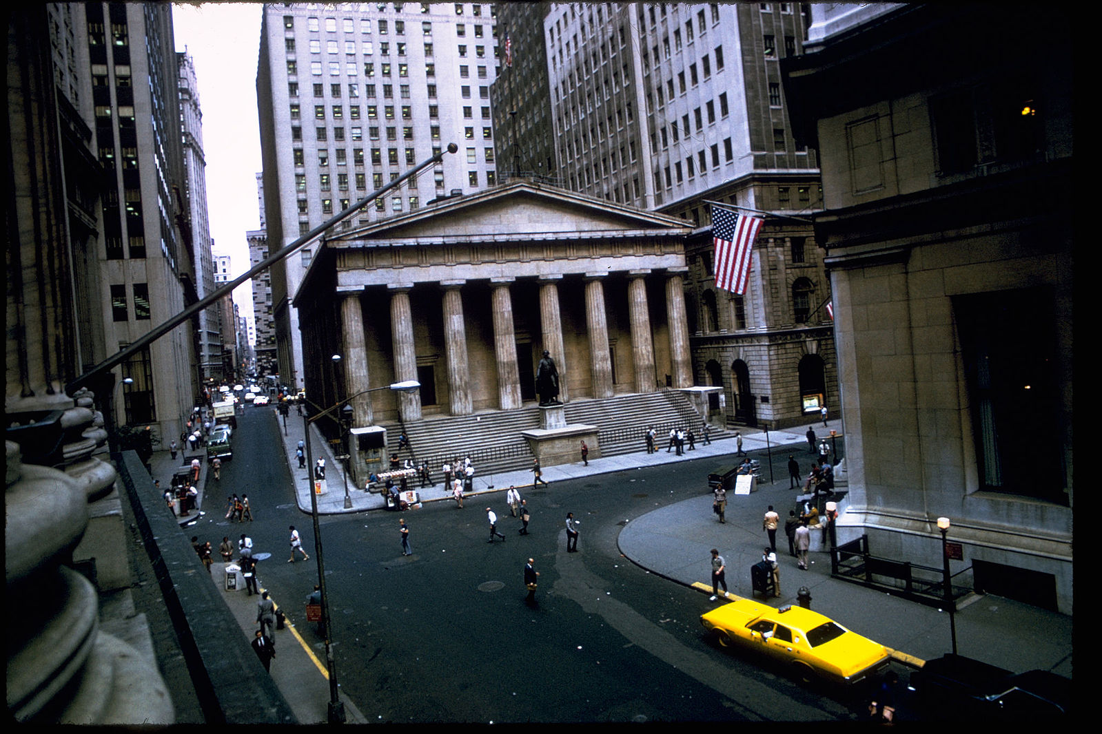 Federal Hall from Broad Street