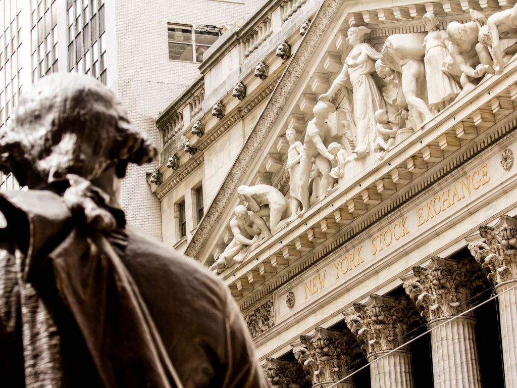 George Washington Statue and NYSE