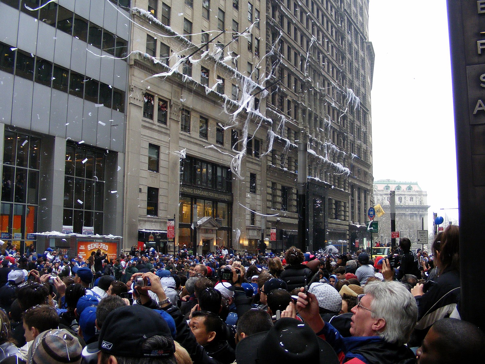 Ticker Tape parade, Lower Manhattan