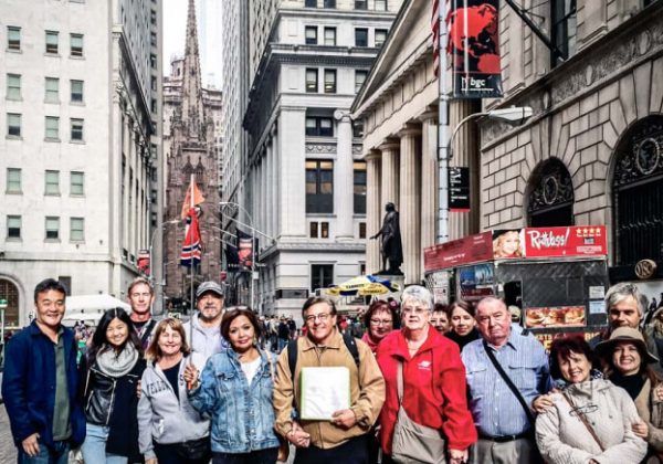 Wall Street Experience tour group