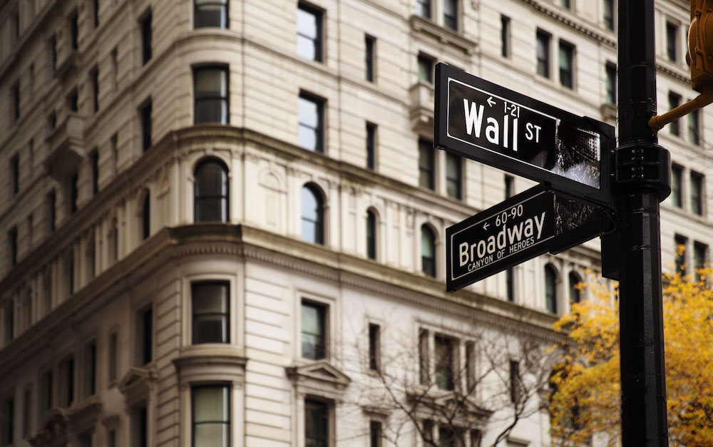 Wall Street NYC sign