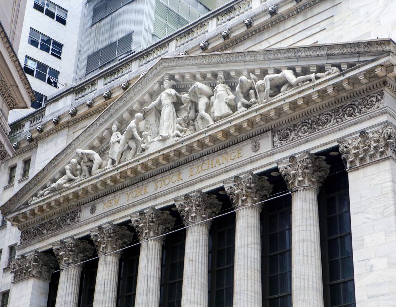 Outside of New York Stock Exchange